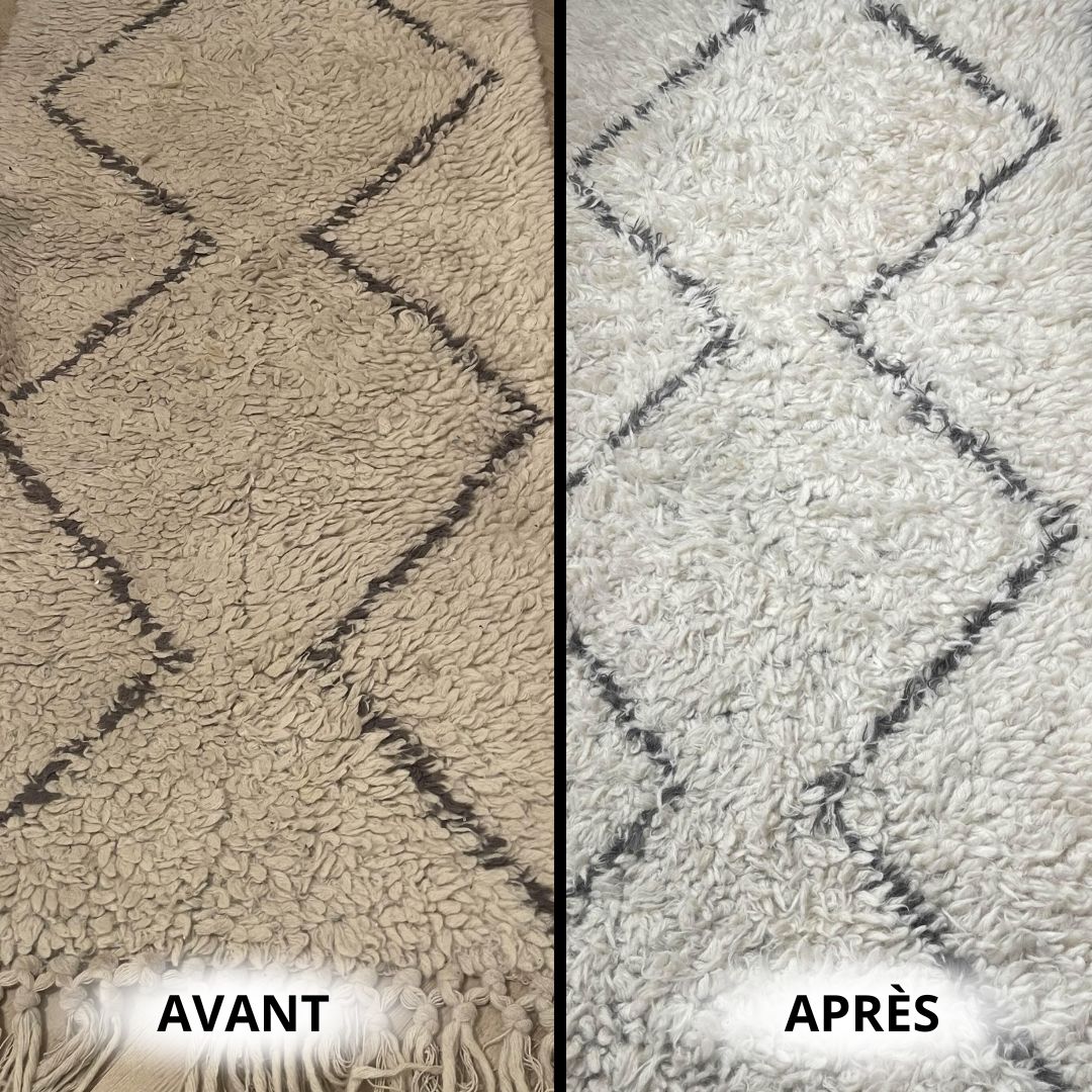 nettoyage tapis - avant apres